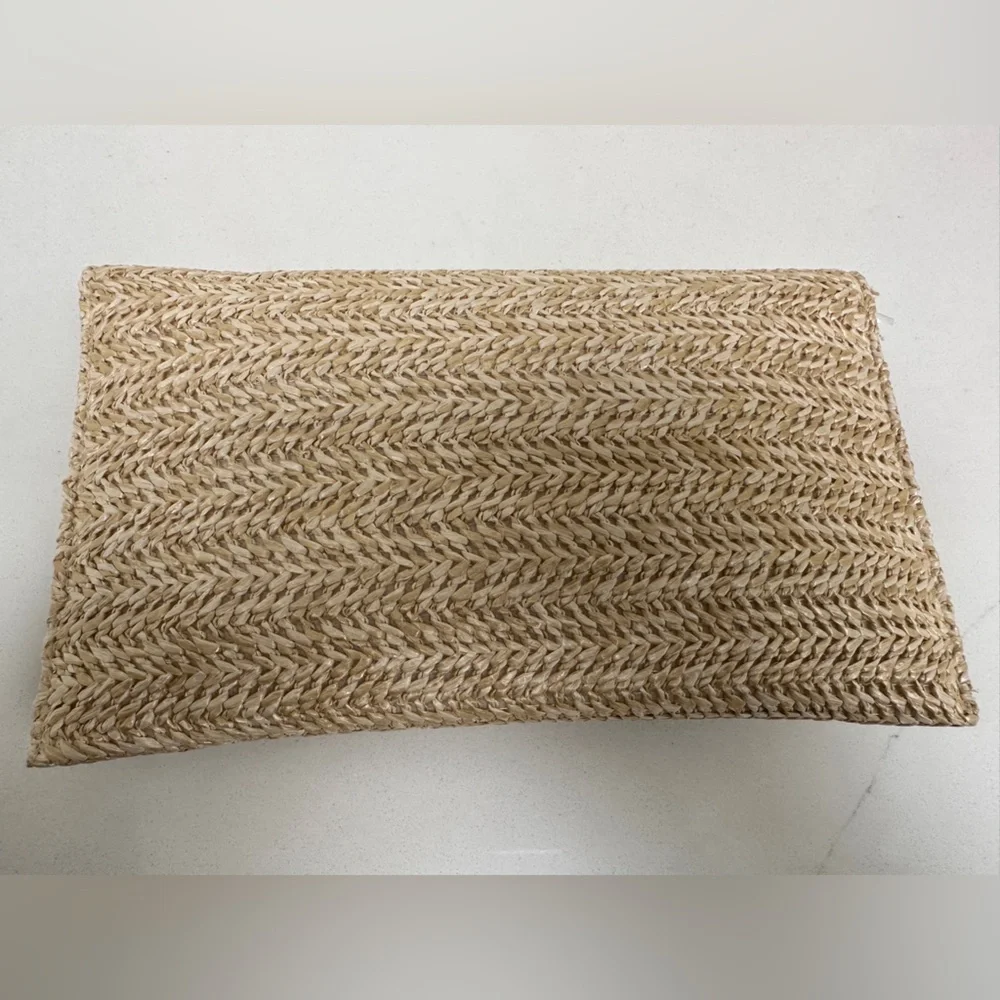 NEW! Dior Beauty Raffia Pouch/Clutch